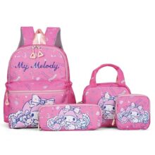 4 Pcs/Set Kawaii My Melody Backpack 4 Pcs/Set Kawaii My Melody Backpack