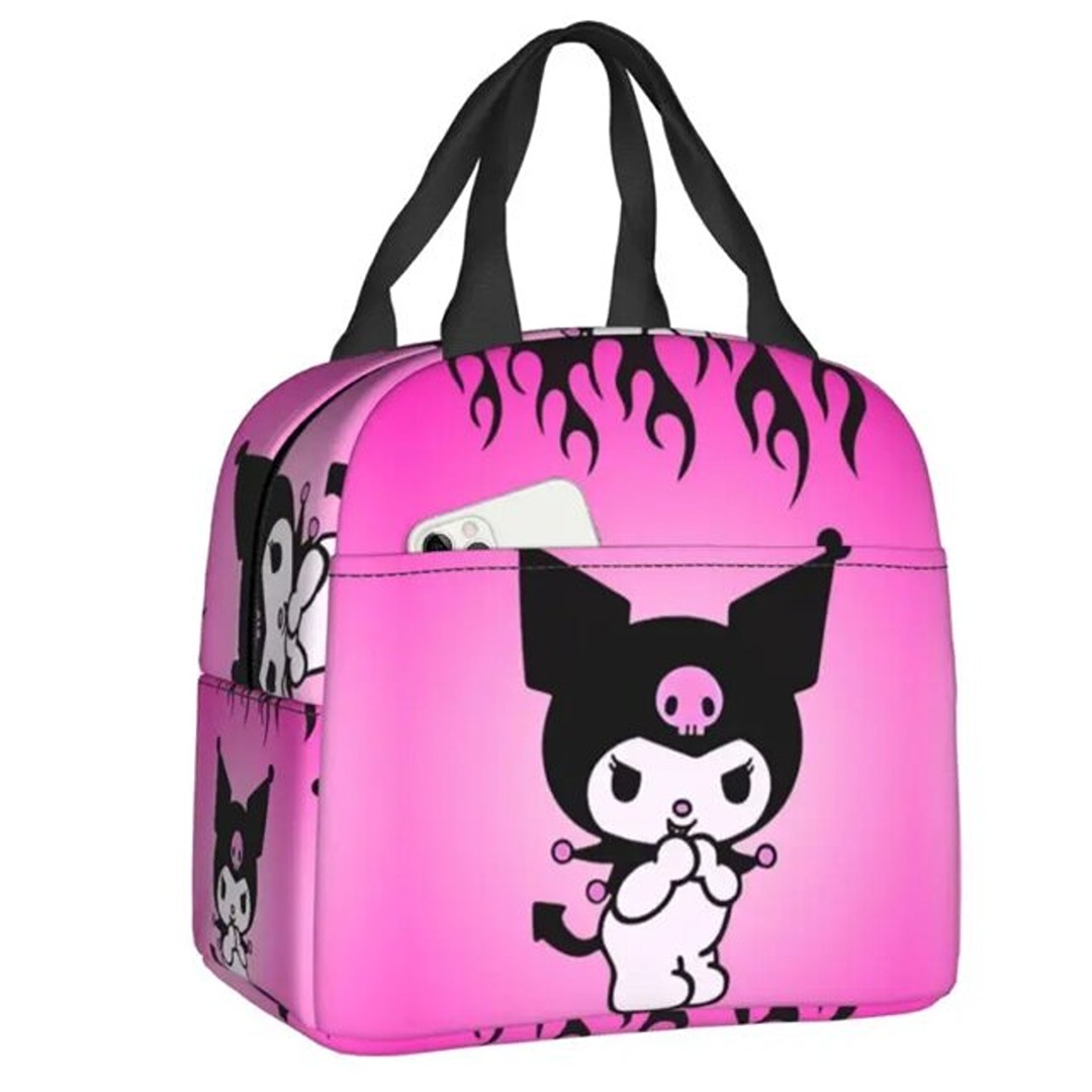 Cartoon Kuromi Kawaii Lunch Bag For Student