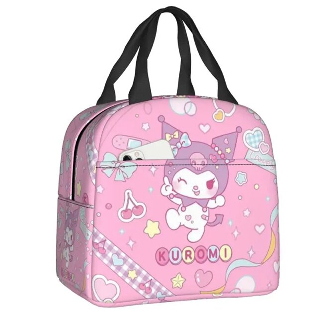 Kawaii Cartoon Kuromi Lunch Bag
