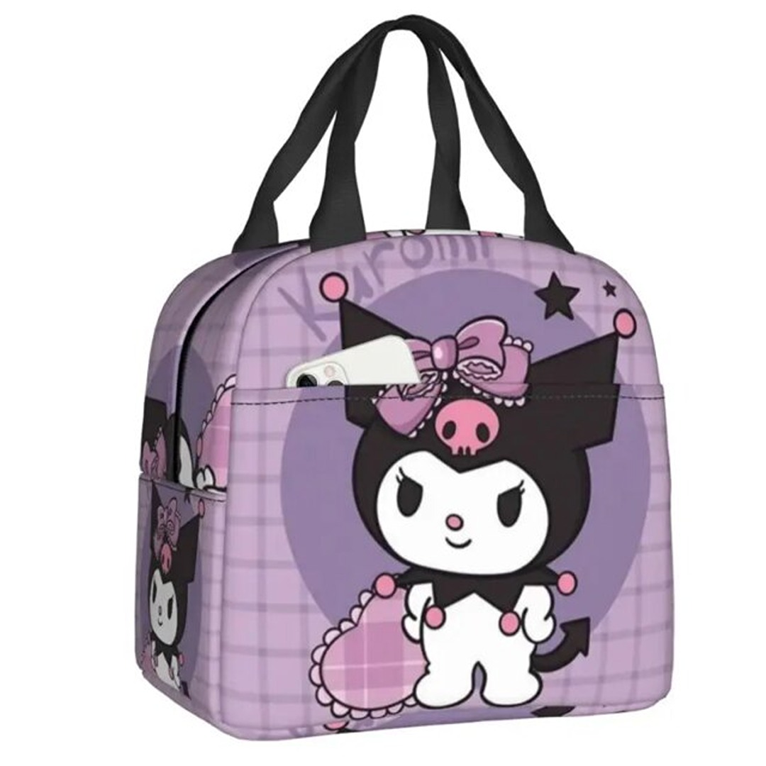 Kawaii Kuromi Cartoon Lunch Bag