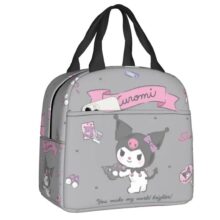 Kawaii Kuromi Cartoon Insulated Lunch Bag For Student Kawaii Kuromi Cartoon Insulated Lunch Bag For Student