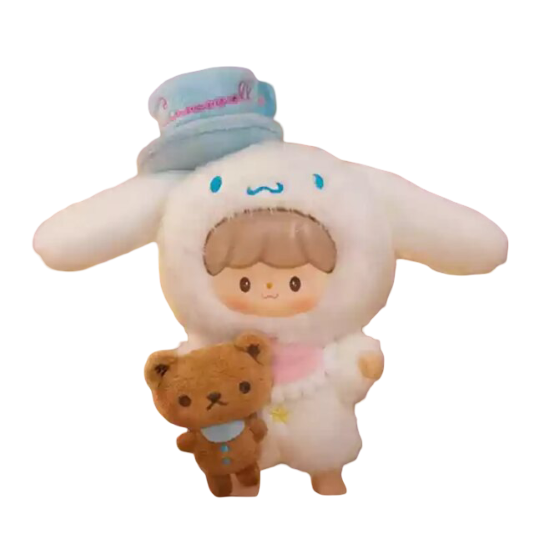 Kawaii Sanrio Cinnamoroll X Zzoton Love-League Buddies Series Plush Toy