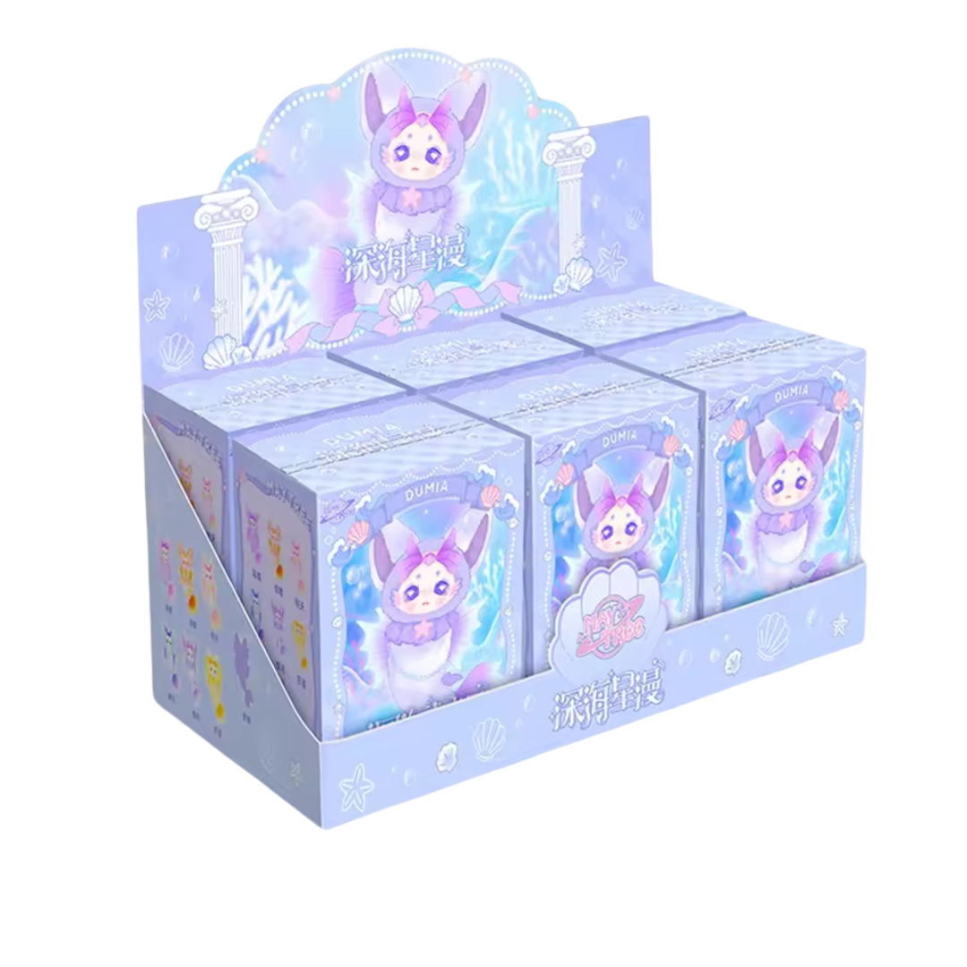 6 Pcs Kawaii Maytree Dumia Deep Sea Series Plush Blind Box Toy