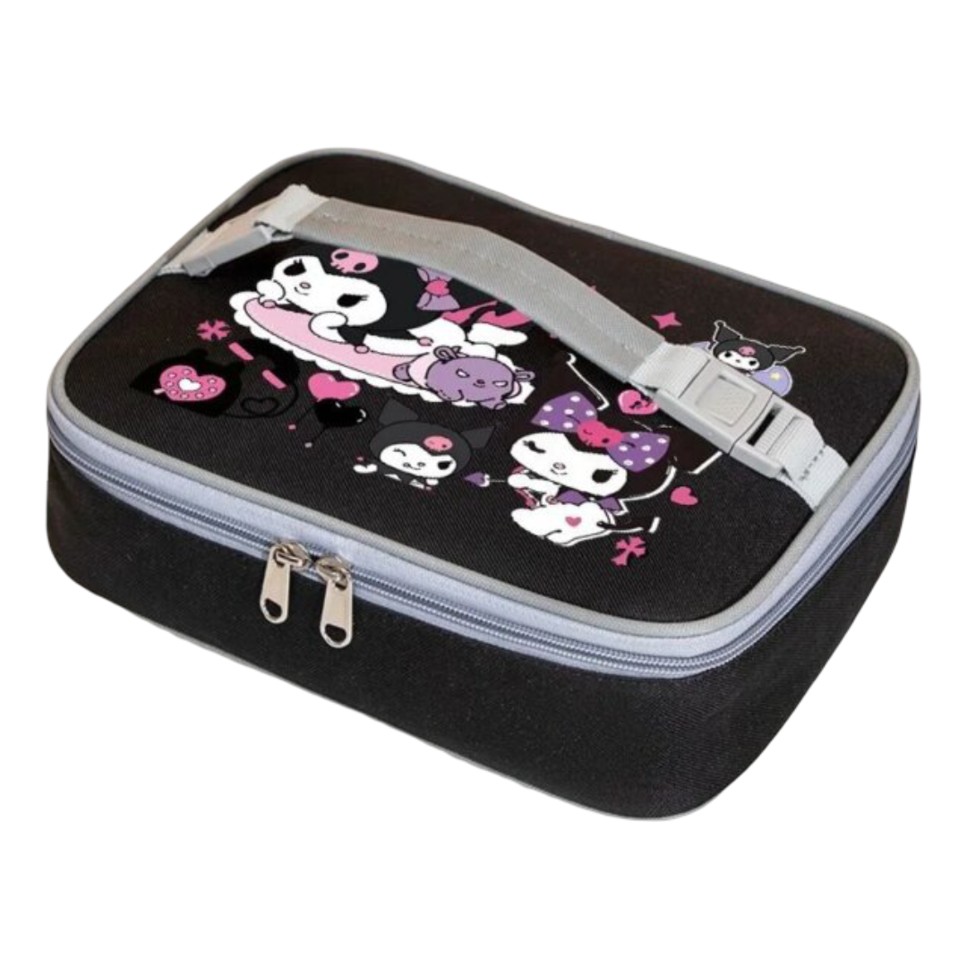 Kawaii Cartoon Kuromi Insulation Lunch Bag