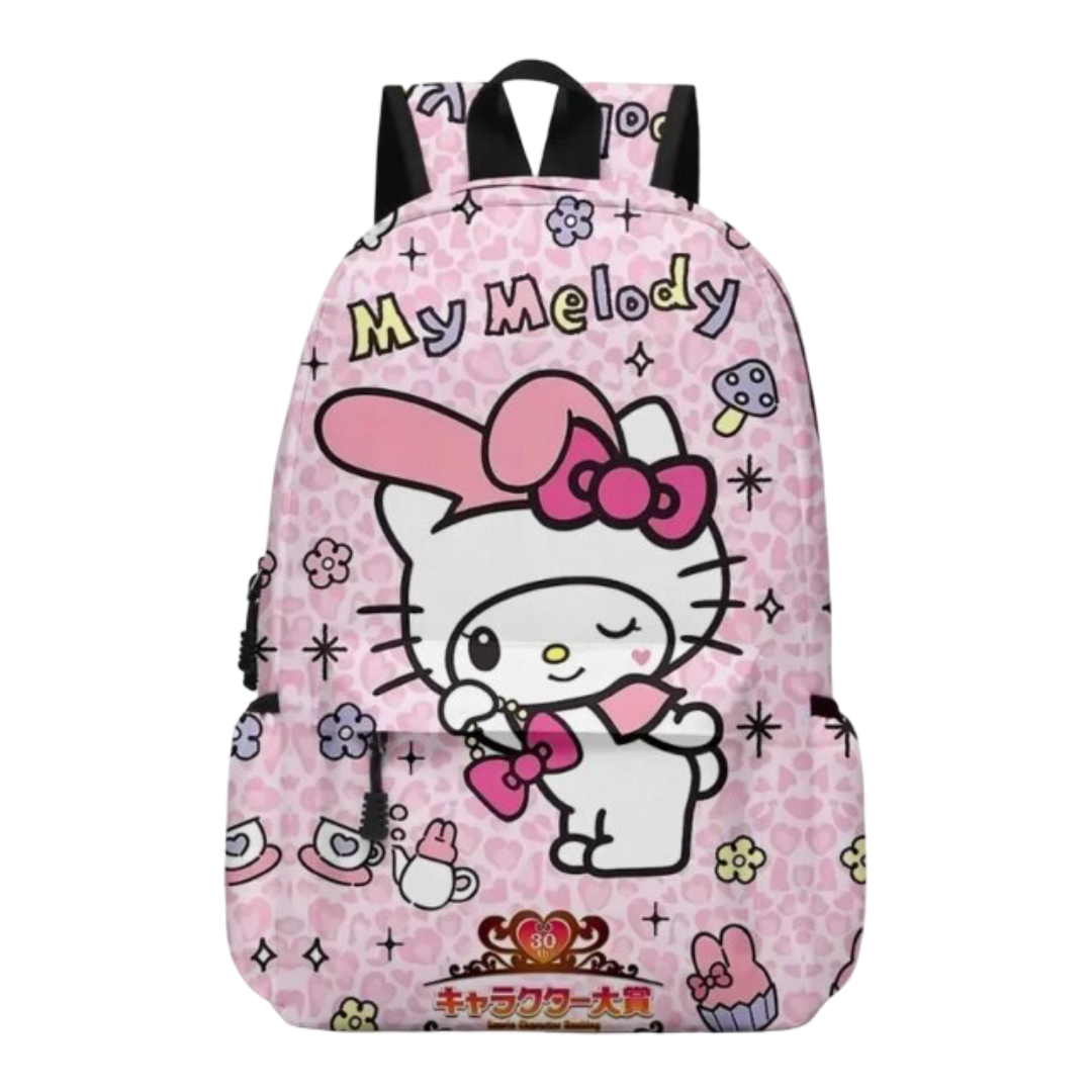 Kawaii Cartoon My Melody Nylon Backpack