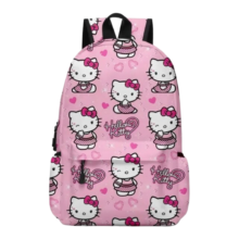 Kawaii Hello Kitty Nylon Backpack Kawaii Hello Kitty Nylon Backpack