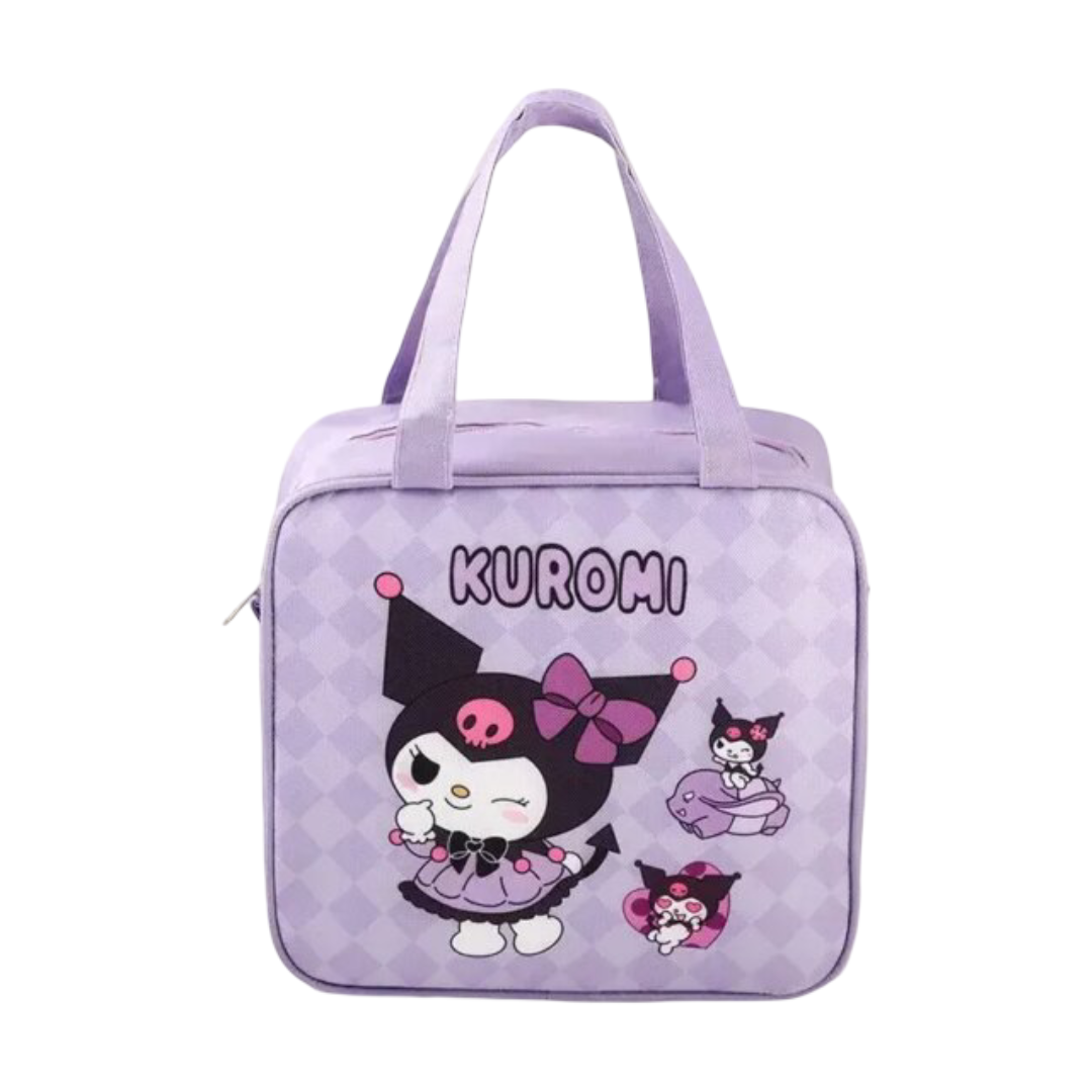 Cartoon Kawaii Sanrio Kuromi Lunch Bag