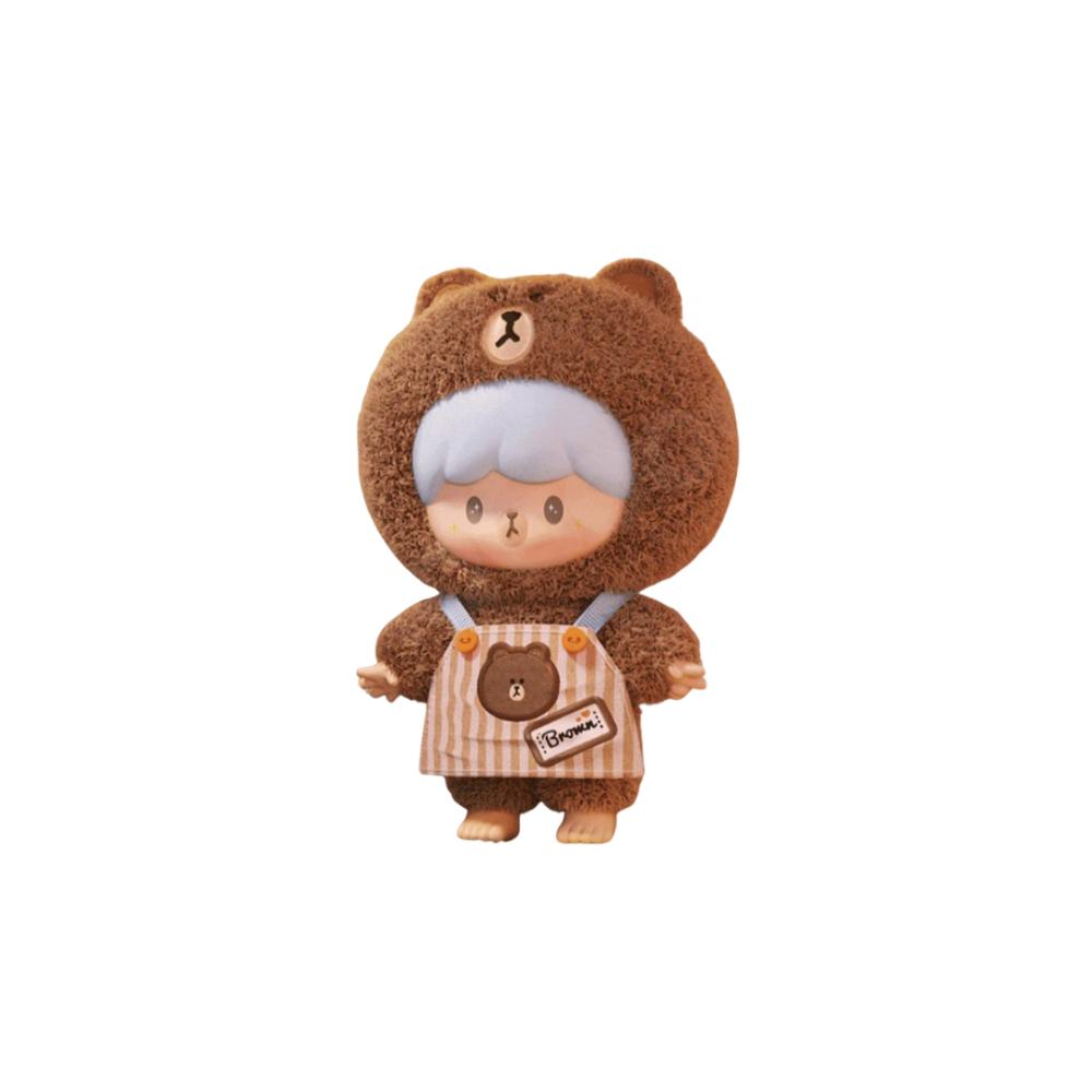 Kawaii Brown zZoton My Best Friends Series Blind Box Toy