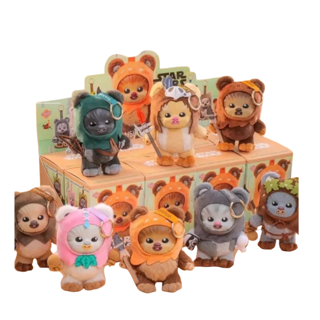 8Pcs Kawaii Star Wars Blind Box Plush Keychain