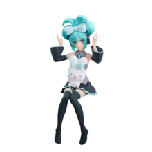 Anime Kawaii Hatsune Miku x Cinnamoroll PVC Toy Anime Kawaii Hatsune Miku x Cinnamoroll PVC Toy