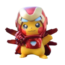 Anime Kawaii Pokemon Iron Man Pikachu Action Figure Toy Anime Kawaii Pokemon Iron Man Pikachu Action Figure Toy