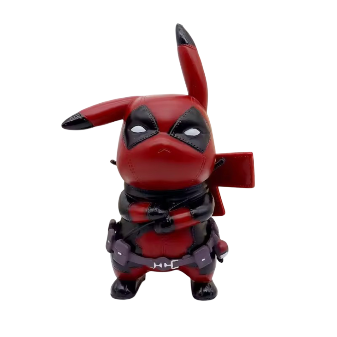 Anime Kawaii Pokemon Deadpool Pikachu Action Figure Toy