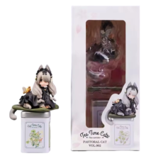 Anime Kawaii Tea Party Cat Action Figure With Box Toy Anime Kawaii Tea Party Cat Action Figure With Box Toy