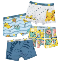 4Pcs/Set Kawaii Cartoon Pokémon Pikachu Cotton Underwear 4Pcs/Set Kawaii Cartoon Pokémon Pikachu Cotton Underwear
