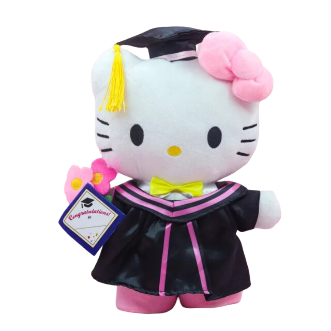 35cm Kawaii Hello Kitty Graduation Plush Toy