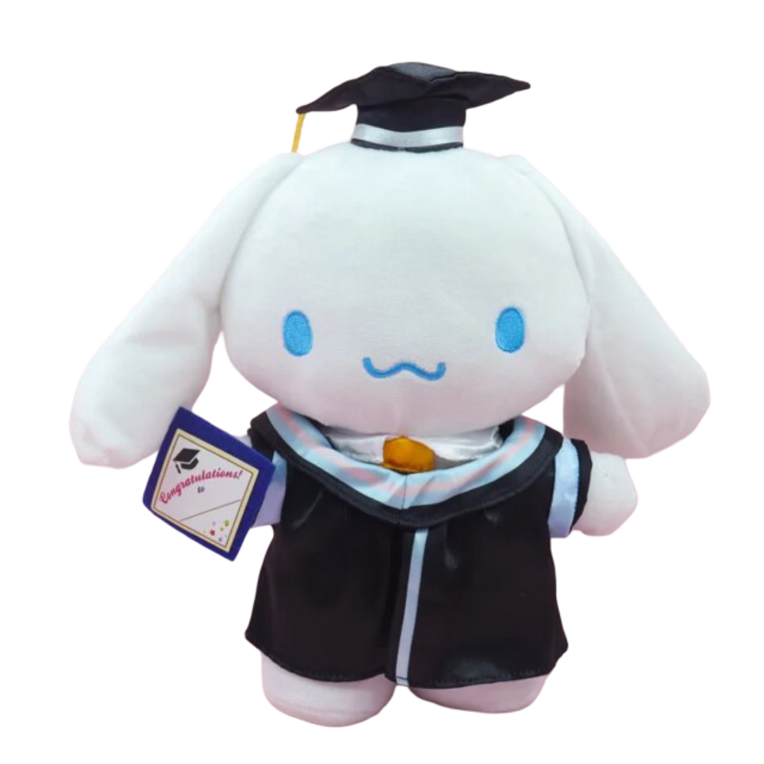 25cm Kawaii Cinnamoroll Graduation Plush Toy