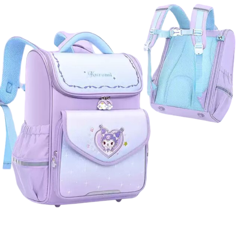 Kawaii Sanrio Kuromi Large Capacity Student Backpack