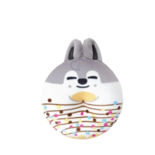 10cm Kawaii Skzoo Wolf Chan Plush Donut Toy 10cm Kawaii Skzoo Wolf Chan Plush Donut Toy