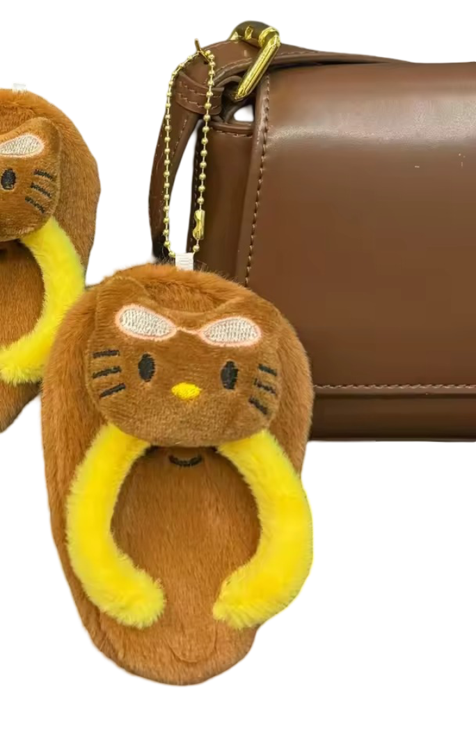 Cartoon Kawaii Hello Kitty Plush Keychain