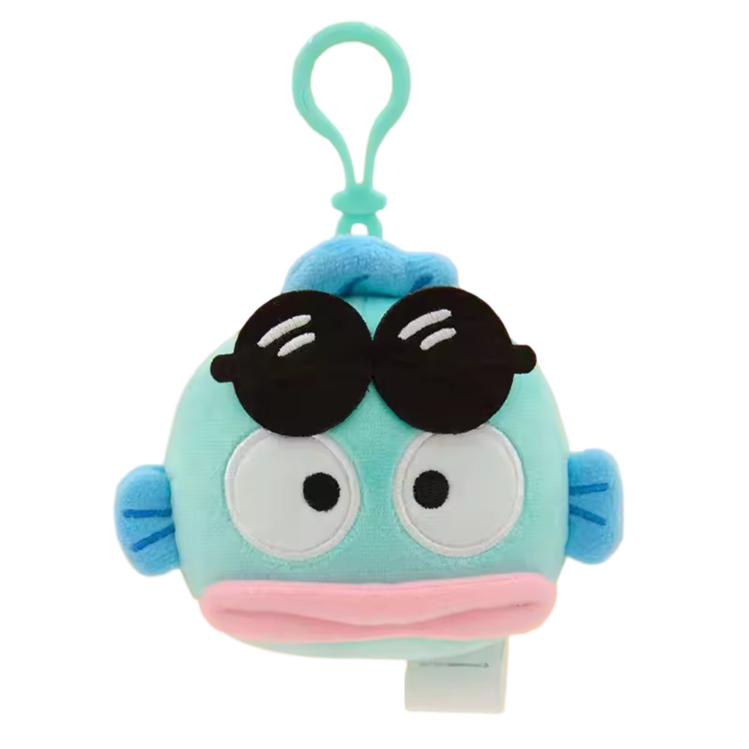 11cm Cartoon Kawaii Hangyodon Plush Keychain