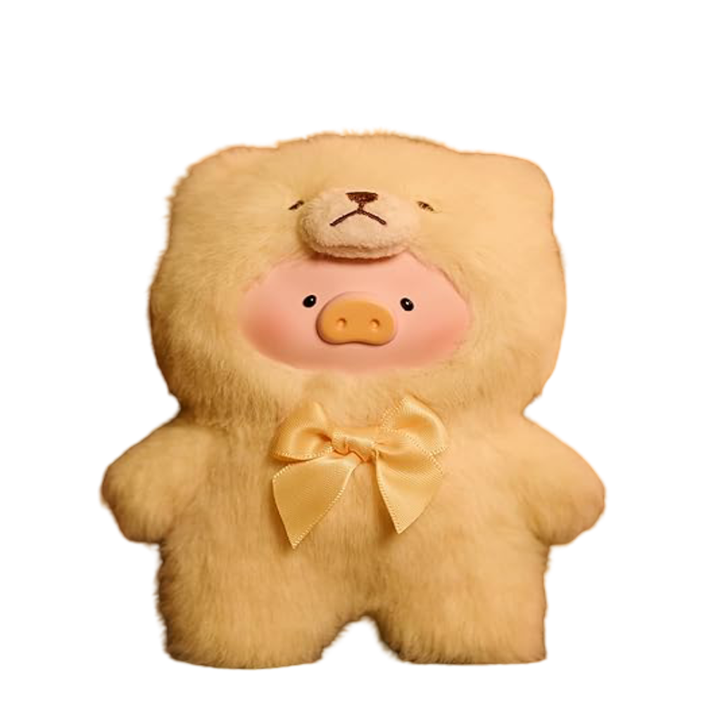 Kawaii Canned Lulu Pig Animal Party Forest Theater Series Bear Plush Toy