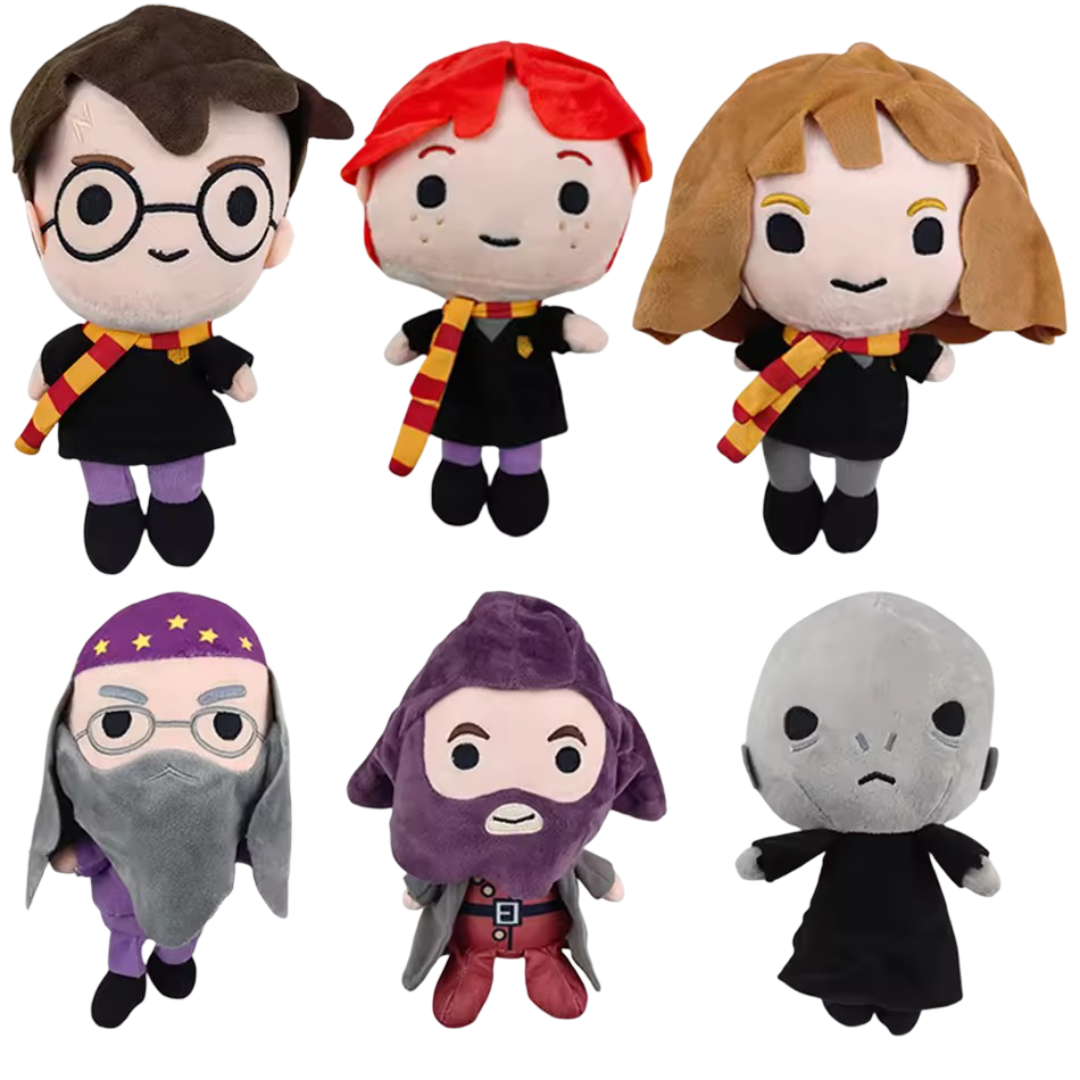 6Pcs Kawaii Harry Potter Character Plush Toy