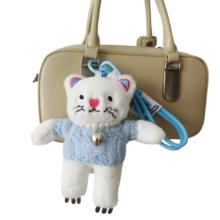 15cm Cartoon Kawaii Cat Dress Up Plush Keychain 15cm Cartoon Kawaii Cat Dress Up Plush Keychain