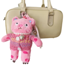 15cm Cartoon Cat Dress Up Kawaii Plush Toy Keychain 15cm Cartoon Cat Dress Up Kawaii Plush Toy Keychain