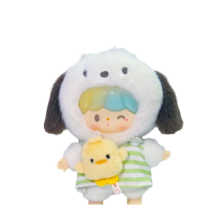 Kawaii Anime Sanrio X Zzoton Love-League Buddies Series Pochacco Plush Toy Kawaii Anime Sanrio X Zzoton Love-League Buddies Series Pochacco Plush Toy