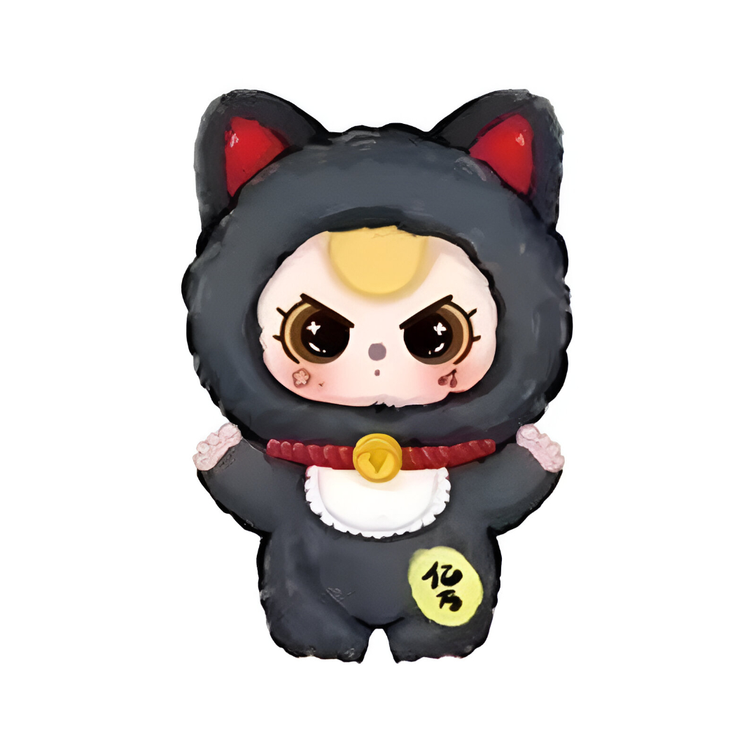 Kawaii Baby Three Billionaire Cat Wealth Plush Toy