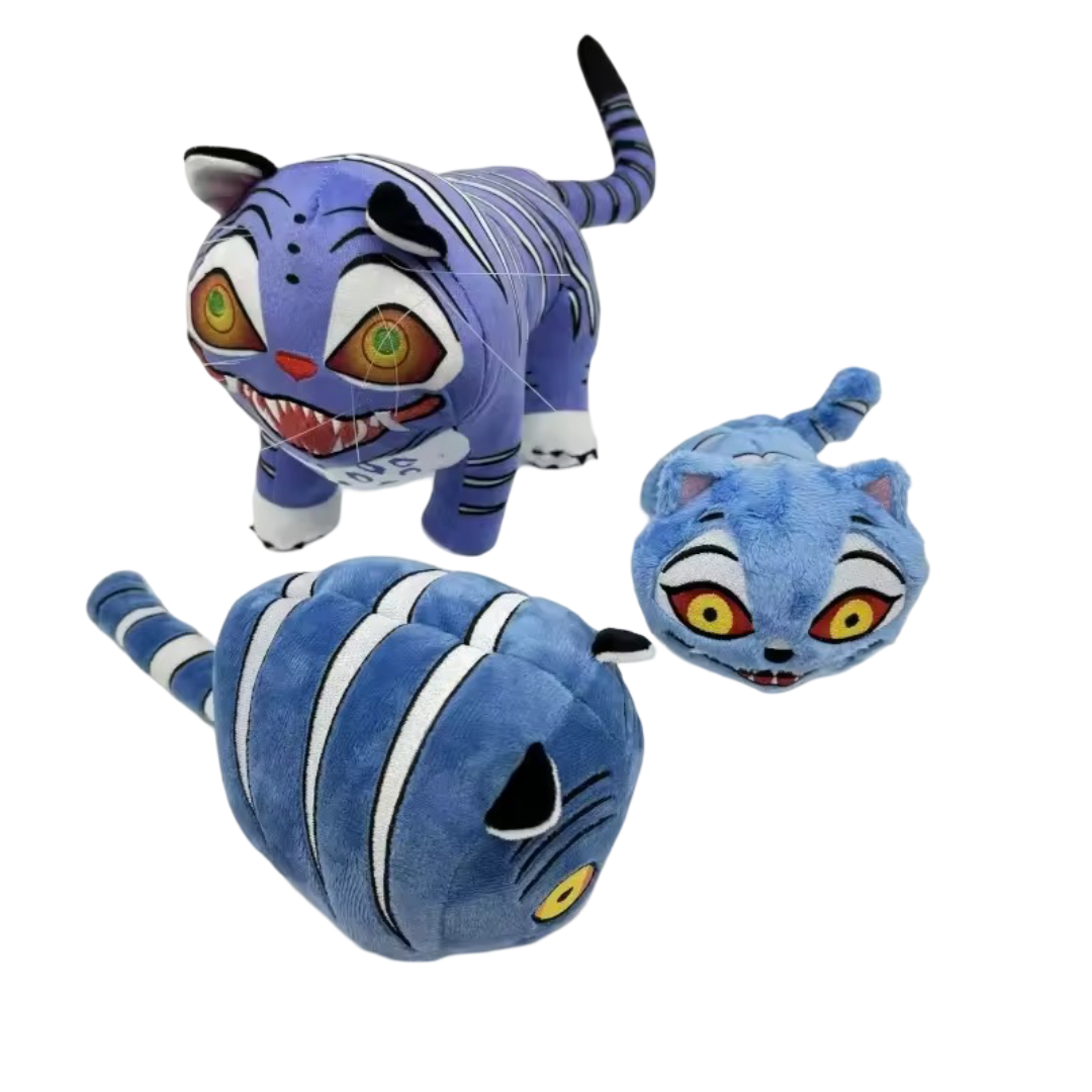 3Pcs Kawaii Kpop Demon Hunters Derpy Tiger Plush Toy