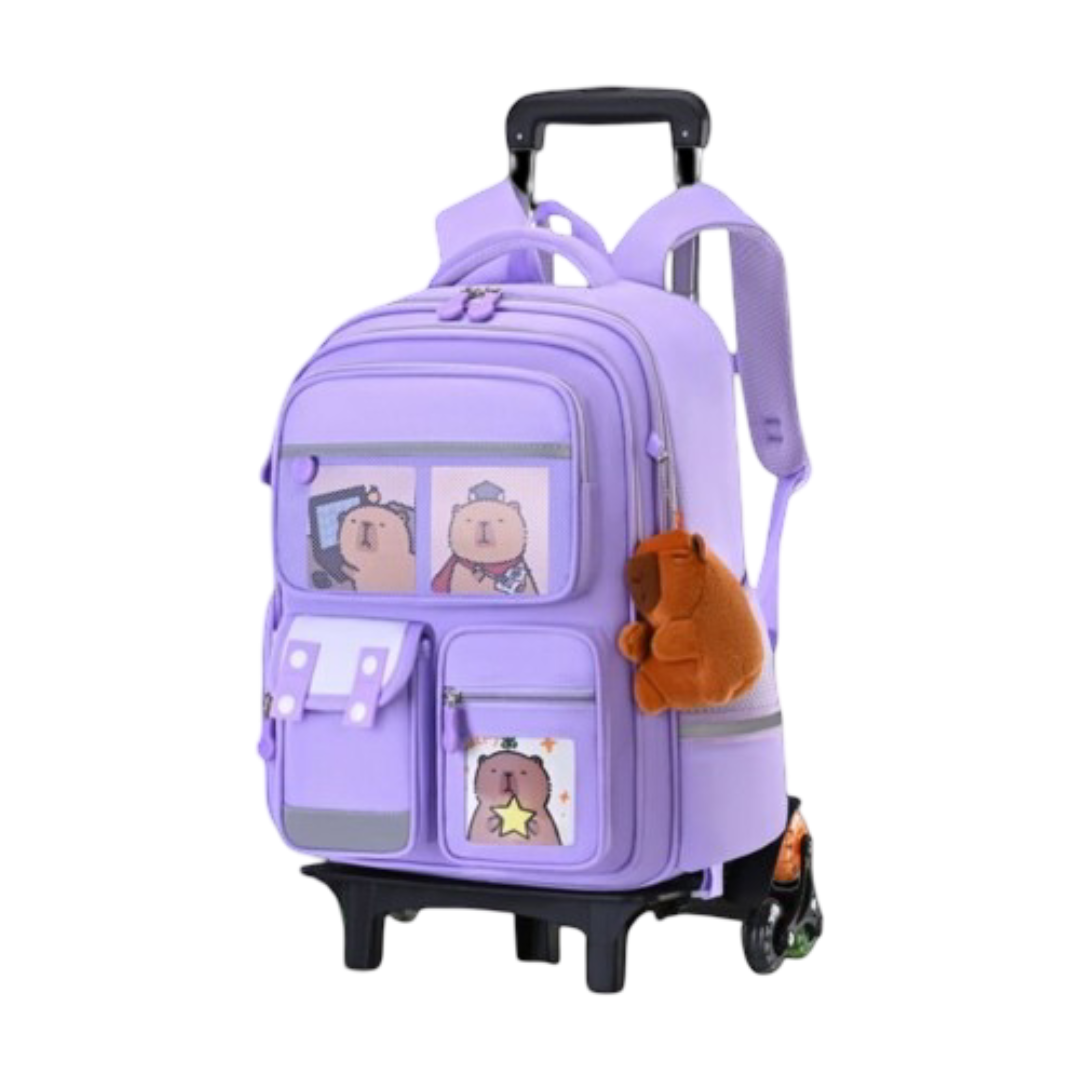 2Pcs/Set Kawaii Capybara Backpack