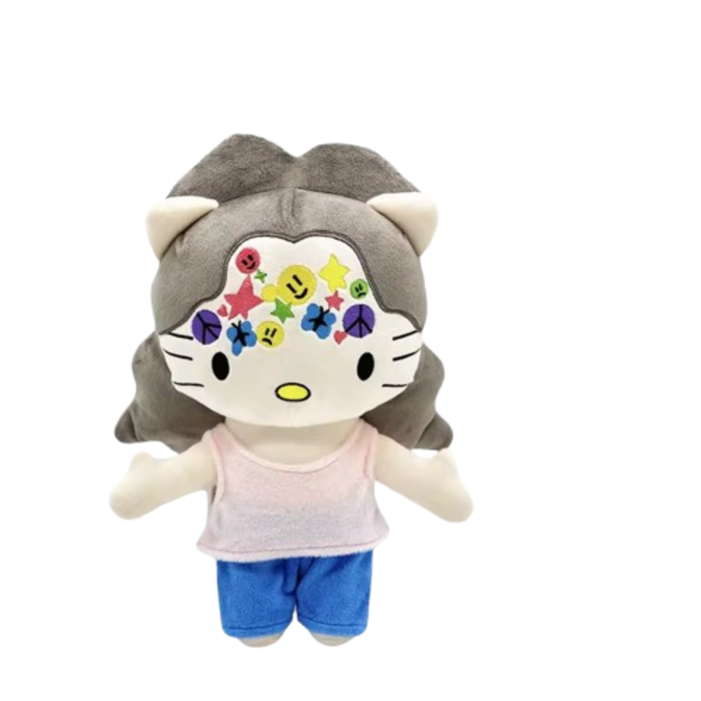 Cartoon Kawaii Hello Kitty Olivia Rodrigo Plush Toy 