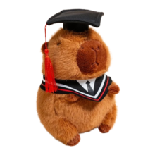 Kawaii Animal Brown Capybara Graduation Plush Stuffed Toy Kawaii Animal Brown Capybara Graduation Plush Stuffed Toy