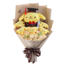 Sanrio Kawaii Pompom Purin Plush Bouquet Sanrio Kawaii Pompom Purin Plush Bouquet