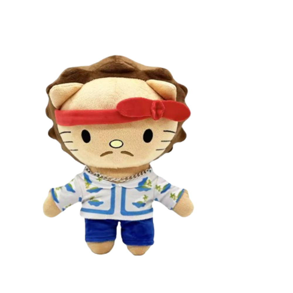 Kawaii Cartoon Hello Kitty Bruno Mars Plush Toy 