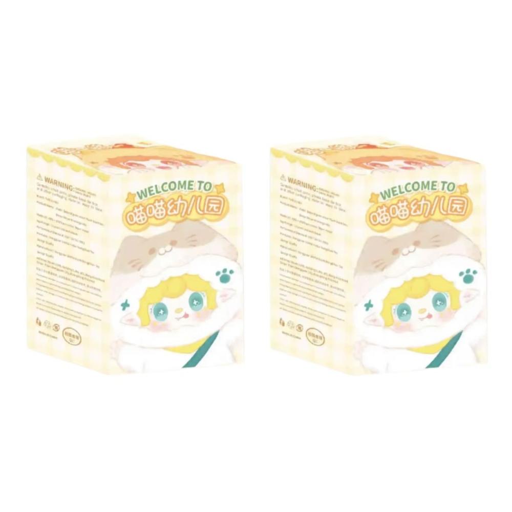 2Pcs Kawaii Yooki 2.0 Kitten Kindergarten Series Pendant With Box