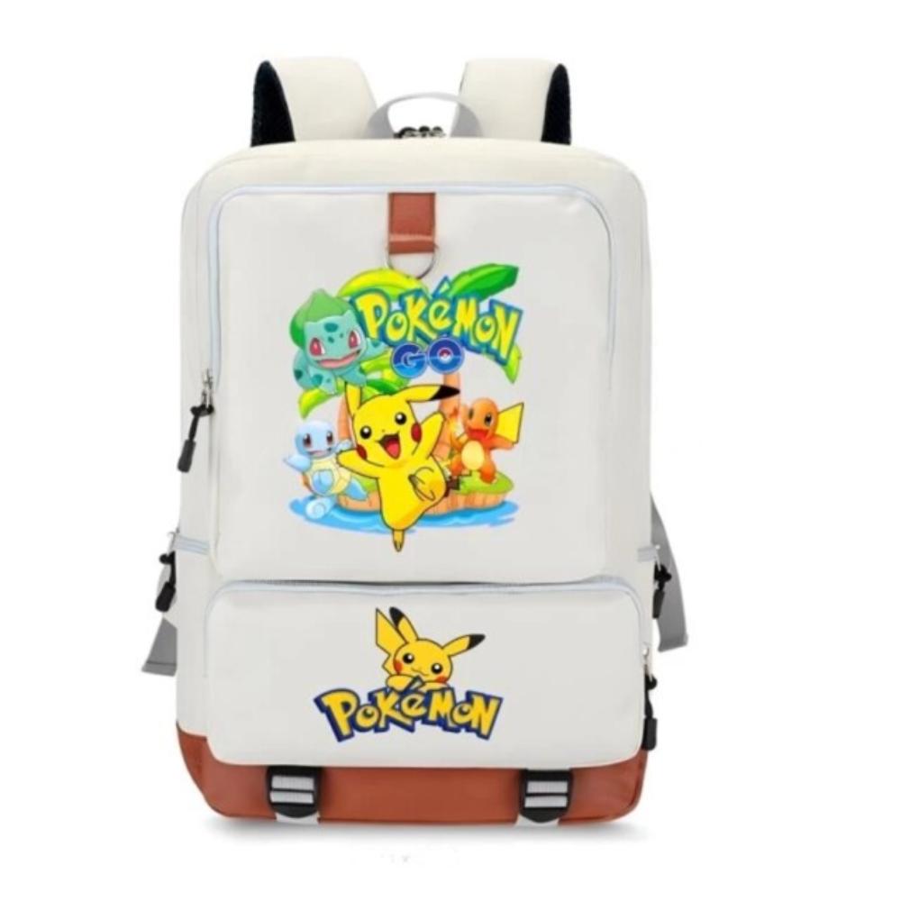 Cartoon Kawaii Pokemon Canvas Backpack