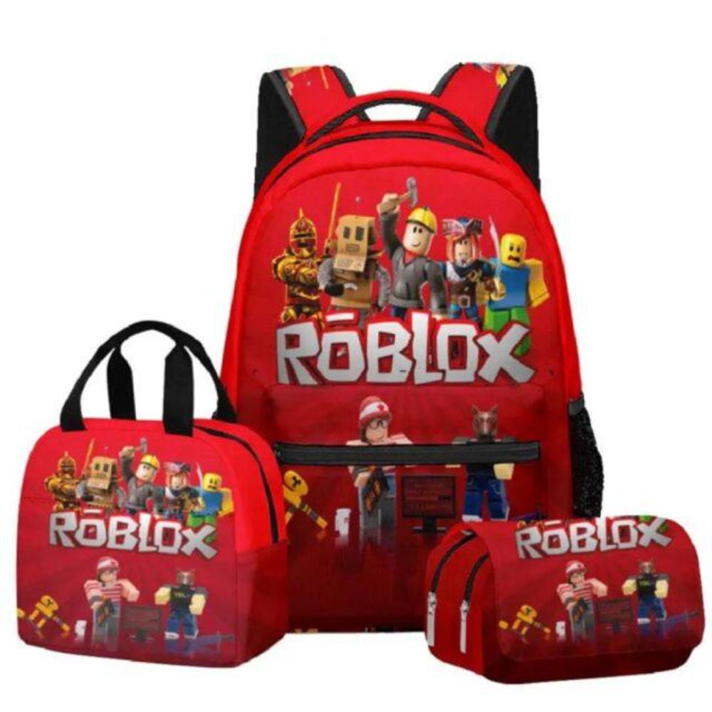 3Pcs/Set Kawaii Roblox Backpack