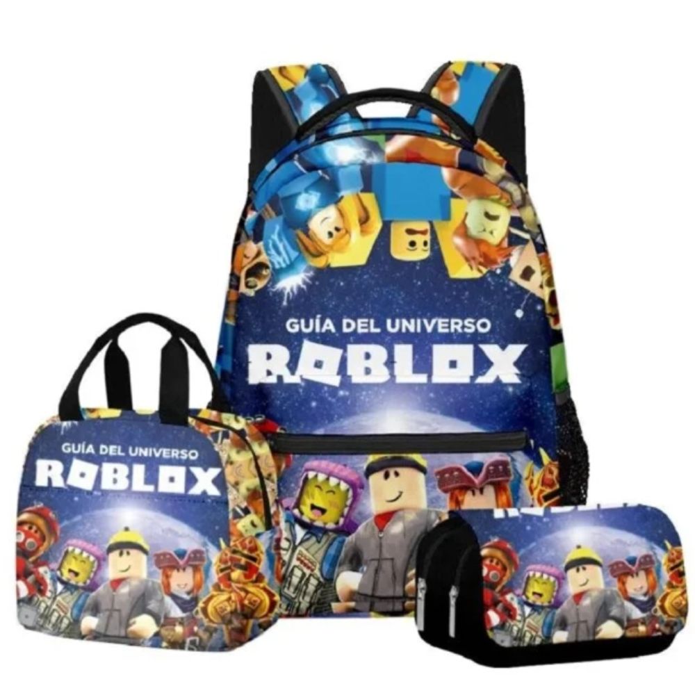 3Pcs/Set Kawaii Roblox Character Backpack