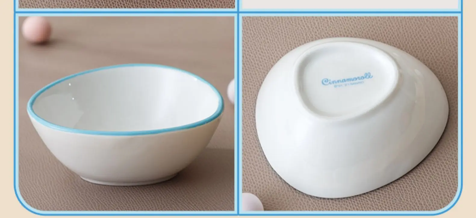 Cartoon LittleTwinStars Kawaii Ceramic Flavor Plate