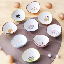 Cartoon LittleTwinStars Kawaii Ceramic Flavor Plate Cartoon LittleTwinStars Kawaii Ceramic Flavor Plate