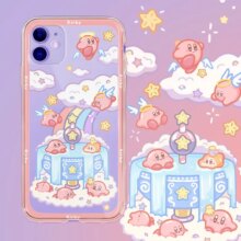 Rainbow Star Kirby Apple Kawaii Phone Case Rainbow Star Kirby Apple Kawaii Phone Case