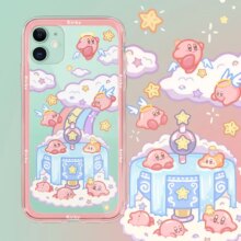 Rainbow Star Kirby Apple Kawaii Phone Case Rainbow Star Kirby Apple Kawaii Phone Case