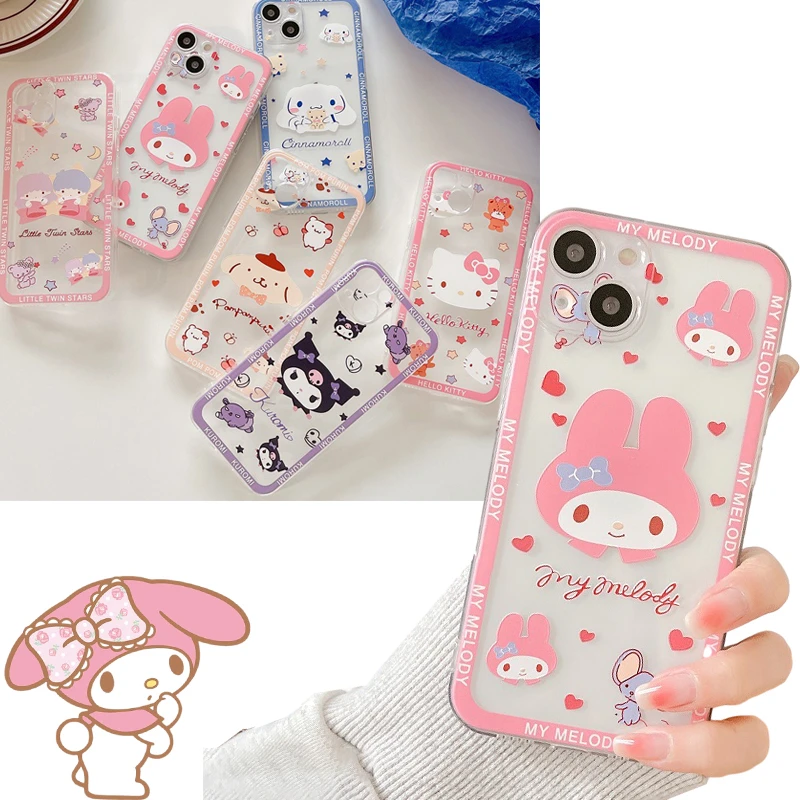 Cartoon My Melody Sanrioed Kawaii Phone Case
