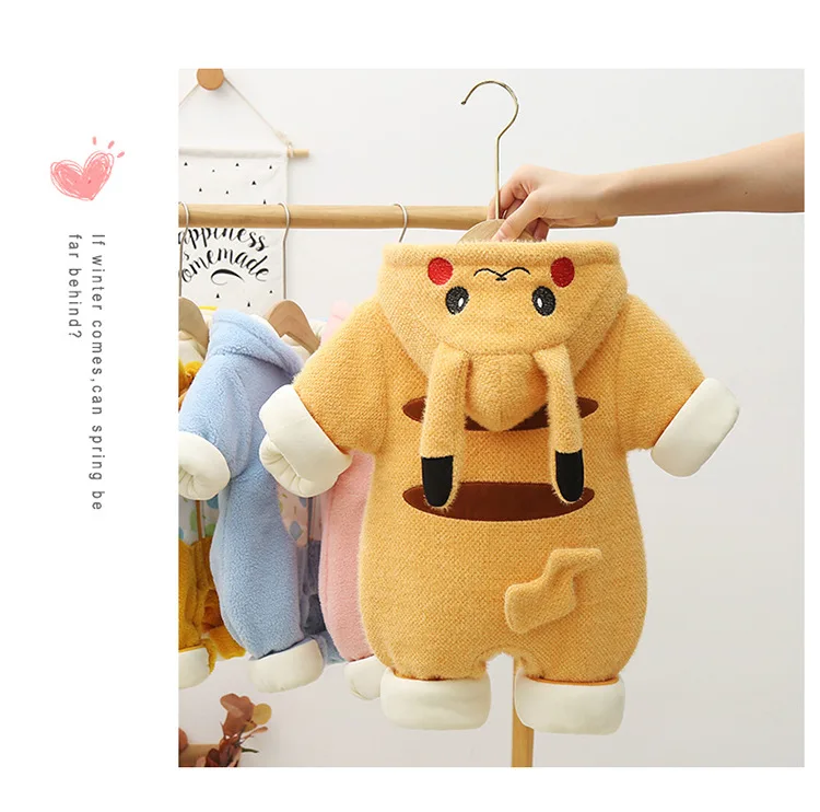 Anime Pokemon Pikachu Infant Romper Kigurumi Onesie