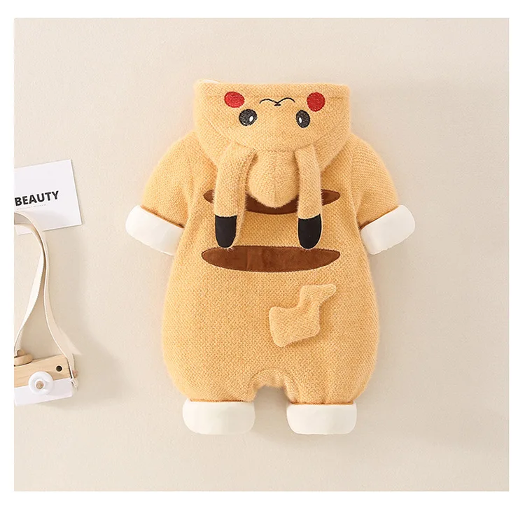 Anime Pokemon Pikachu Infant Romper Kigurumi Onesie