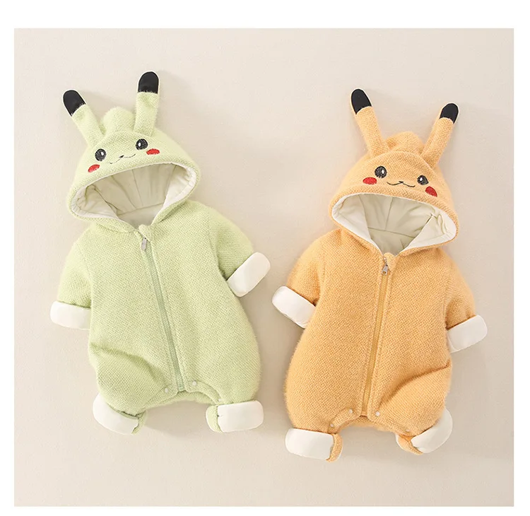 Anime Pokemon Pikachu Infant Romper Kigurumi Onesie