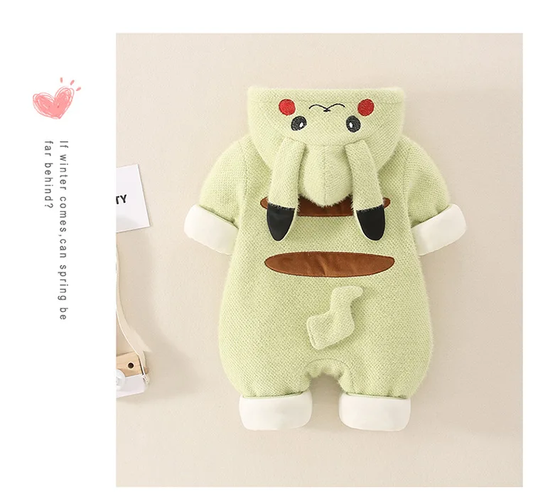 Anime Pokemon Pikachu Infant Romper Kigurumi Onesie