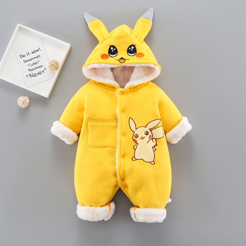 Pokemon Pikachu Baby Rompers Kawaii Clothes